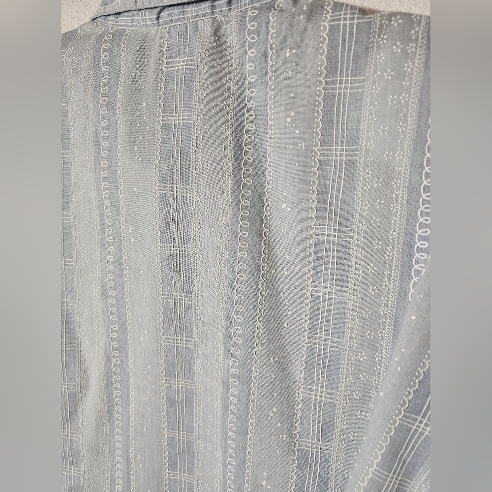 Willow Bay Vintage Made in USA Short Sleeve Button Down Women's Size Large - Picture 6 of 11